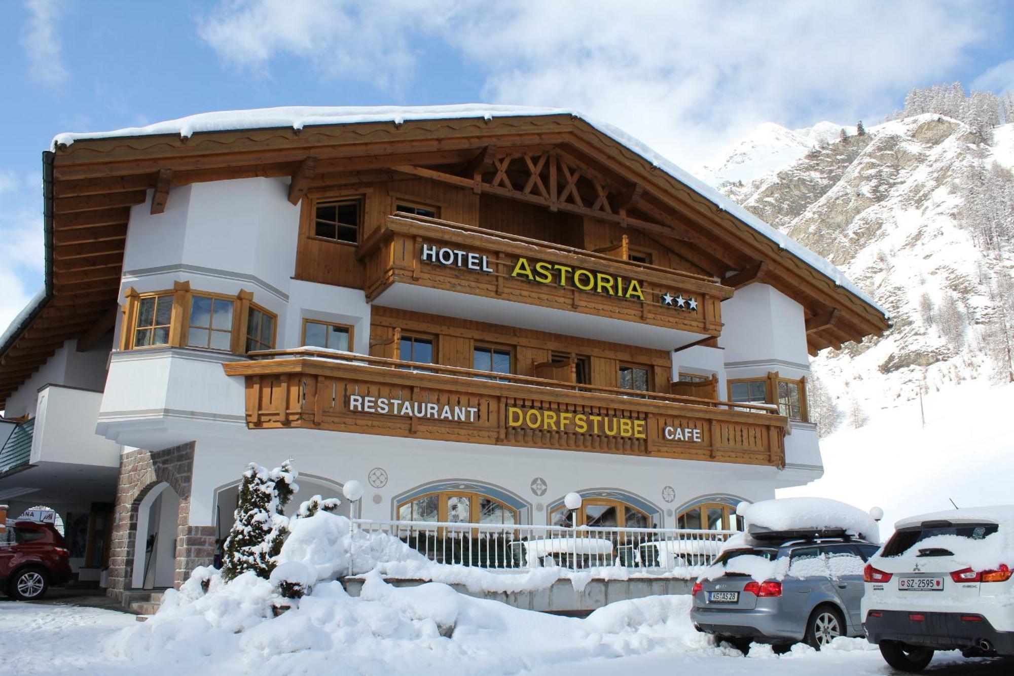Hotel Astoria Samnaun Exterior foto